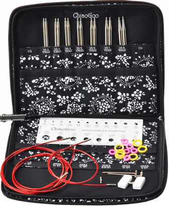 ChiaoGoo TWIST Small Interchangeable Needle Set  5”  (13 CM)